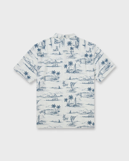 Waterman Sail Away Short Sleeve Shirt - Dark Denim