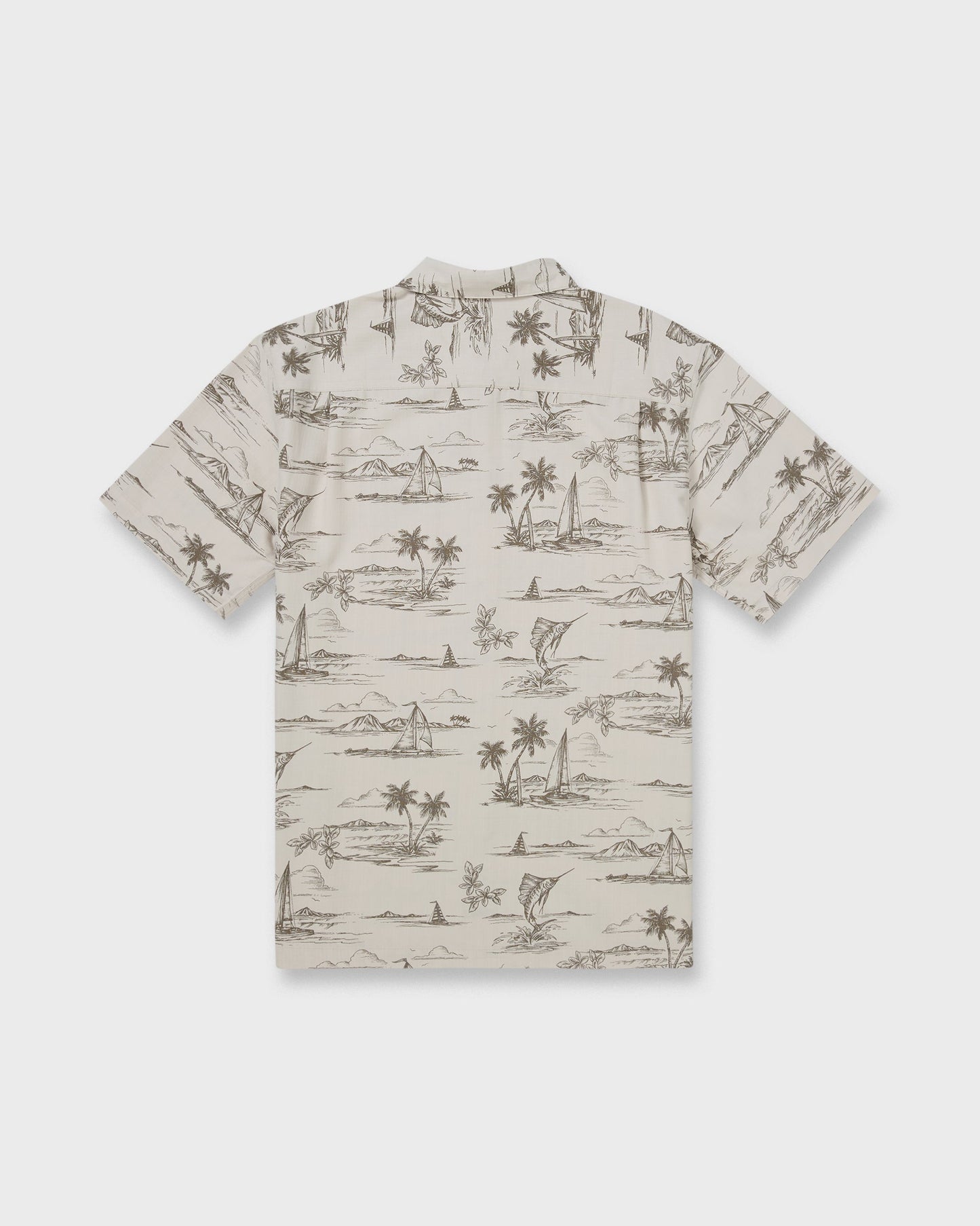 Waterman Sail Away Short Sleeve Shirt - Moonbeam