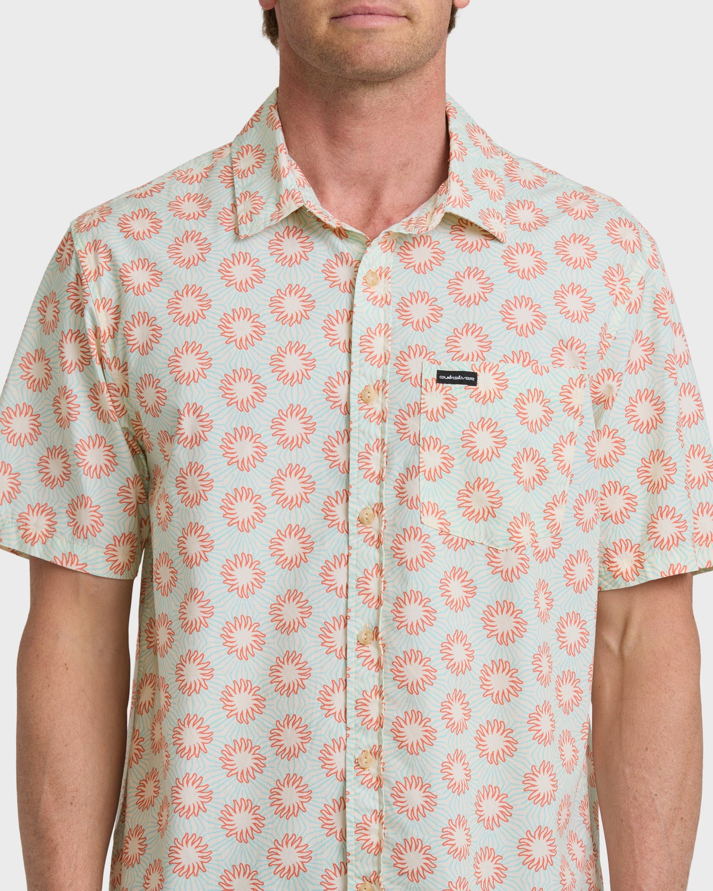 Ocean Mayhem Classic Short Sleeve Shirt - Bone White