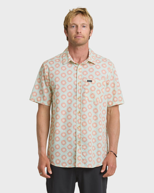 Ocean Mayhem Classic Short Sleeve Shirt - Bone White