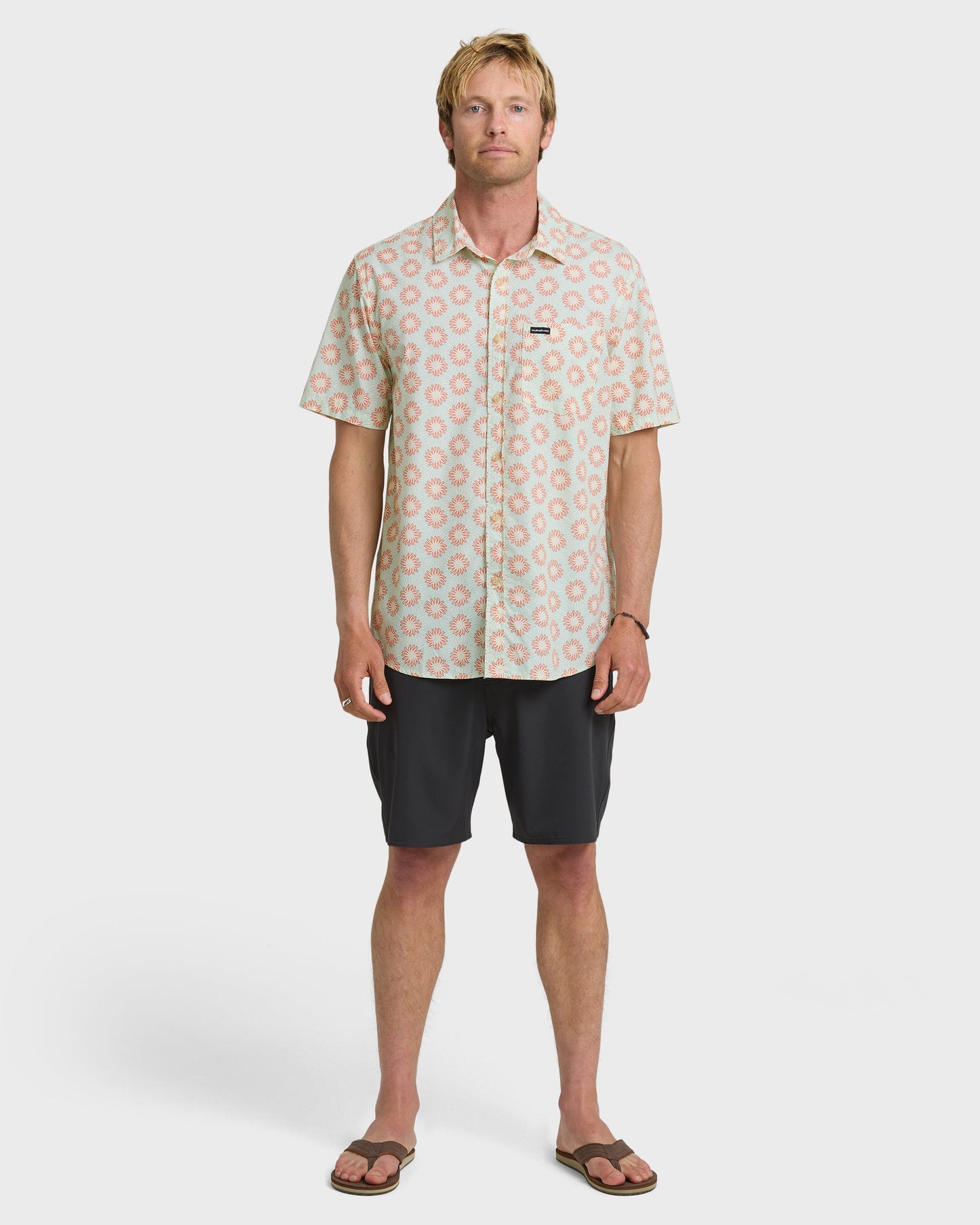 Ocean Mayhem Classic Short Sleeve Shirt - Bone White
