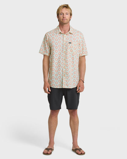 Ocean Mayhem Classic Short Sleeve Shirt - Bone White