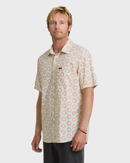 Ocean Mayhem Classic Short Sleeve Shirt - Bone White