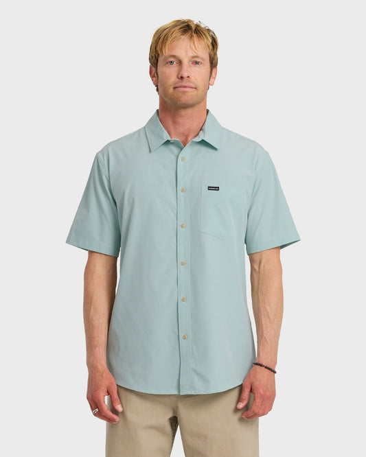 Ridgeport Tech Classic UPF Short Sleeve Shirt - Blue Haze