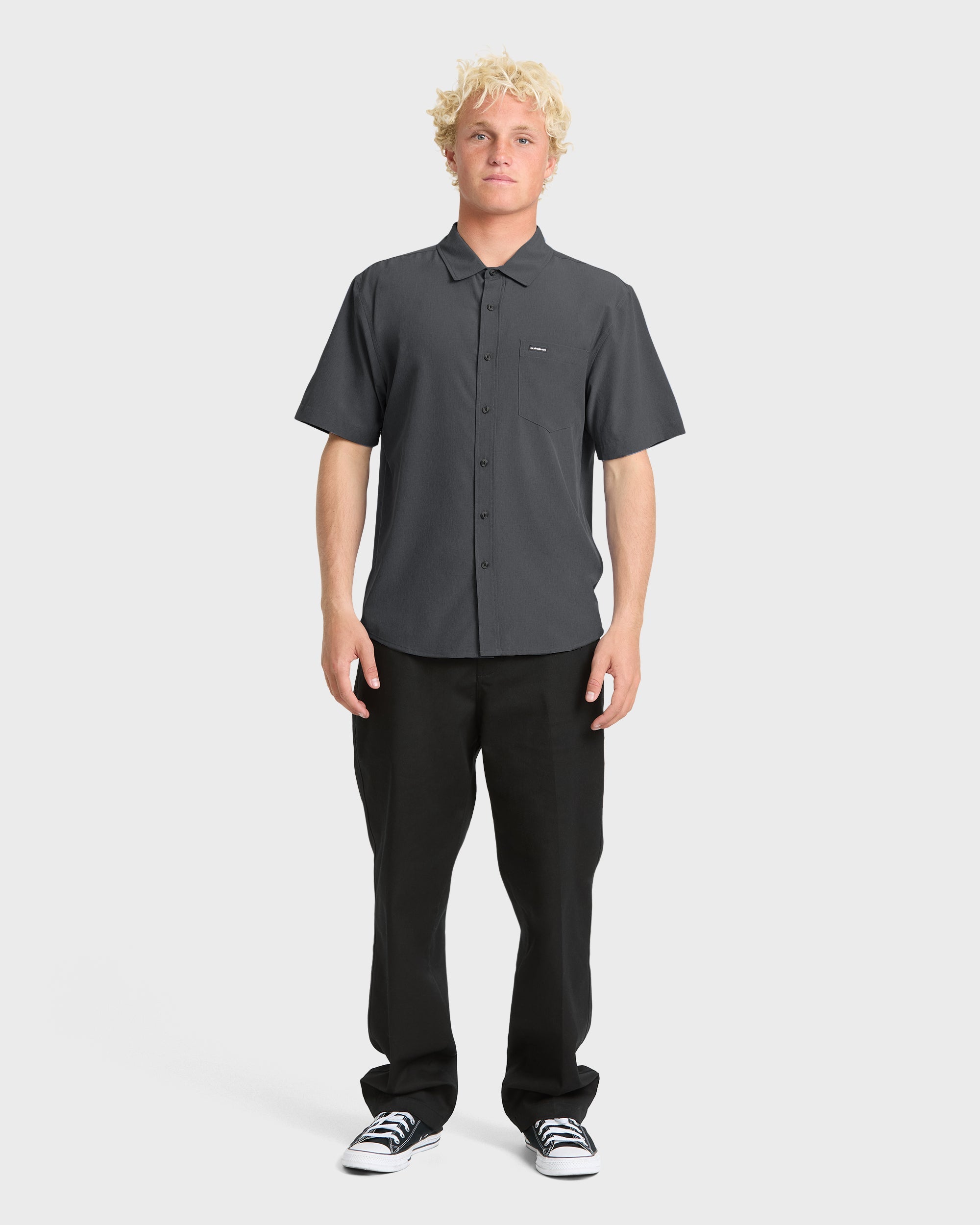Ridgeport Tech Classic Short Sleeve Woven Shirt - Phantom