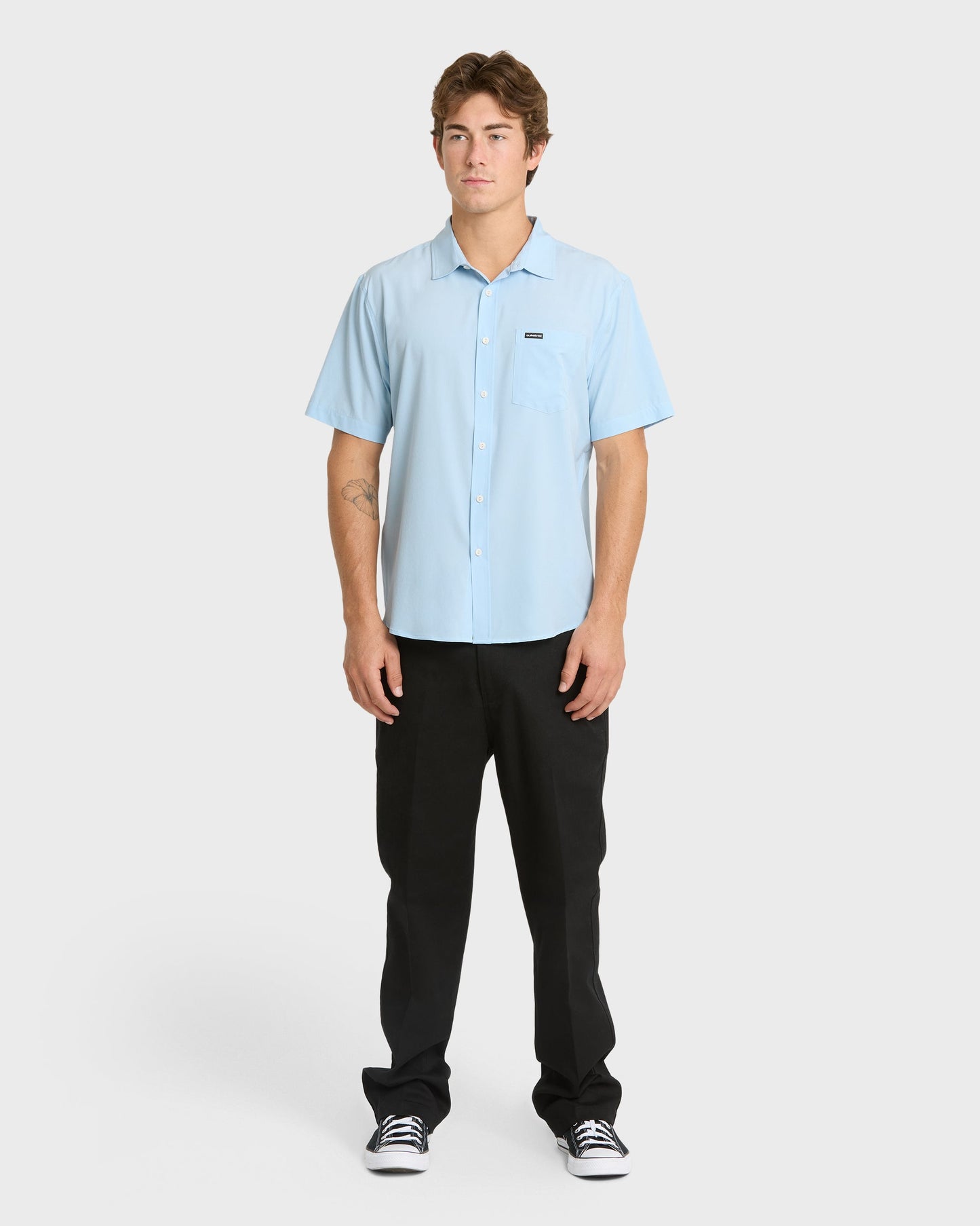 Ridgeport Tech Classic UPF Short Sleeve Shirt - Skyway