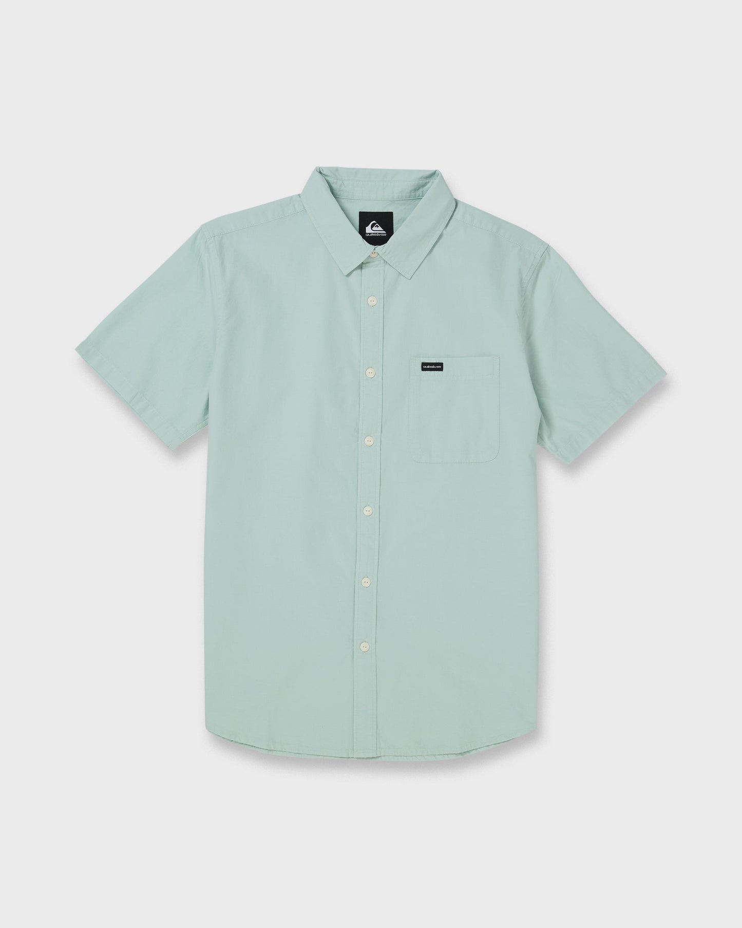 Shore Break Classic Short Sleeve Button-Up Shirt - Blue Haze