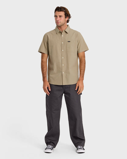 Shore Break Classic Short Sleeve Button-Up Shirt - Seneca Rock
