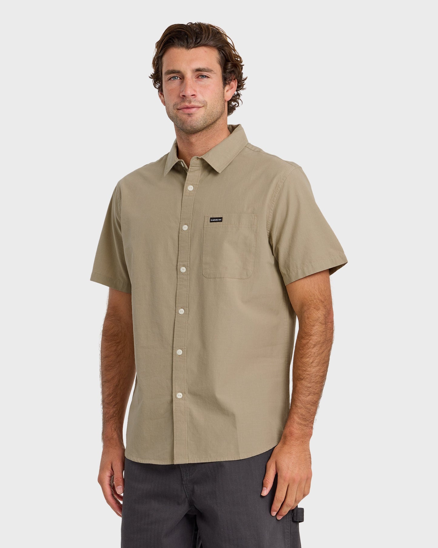 Shore Break Classic Short Sleeve Button-Up Shirt - Seneca Rock