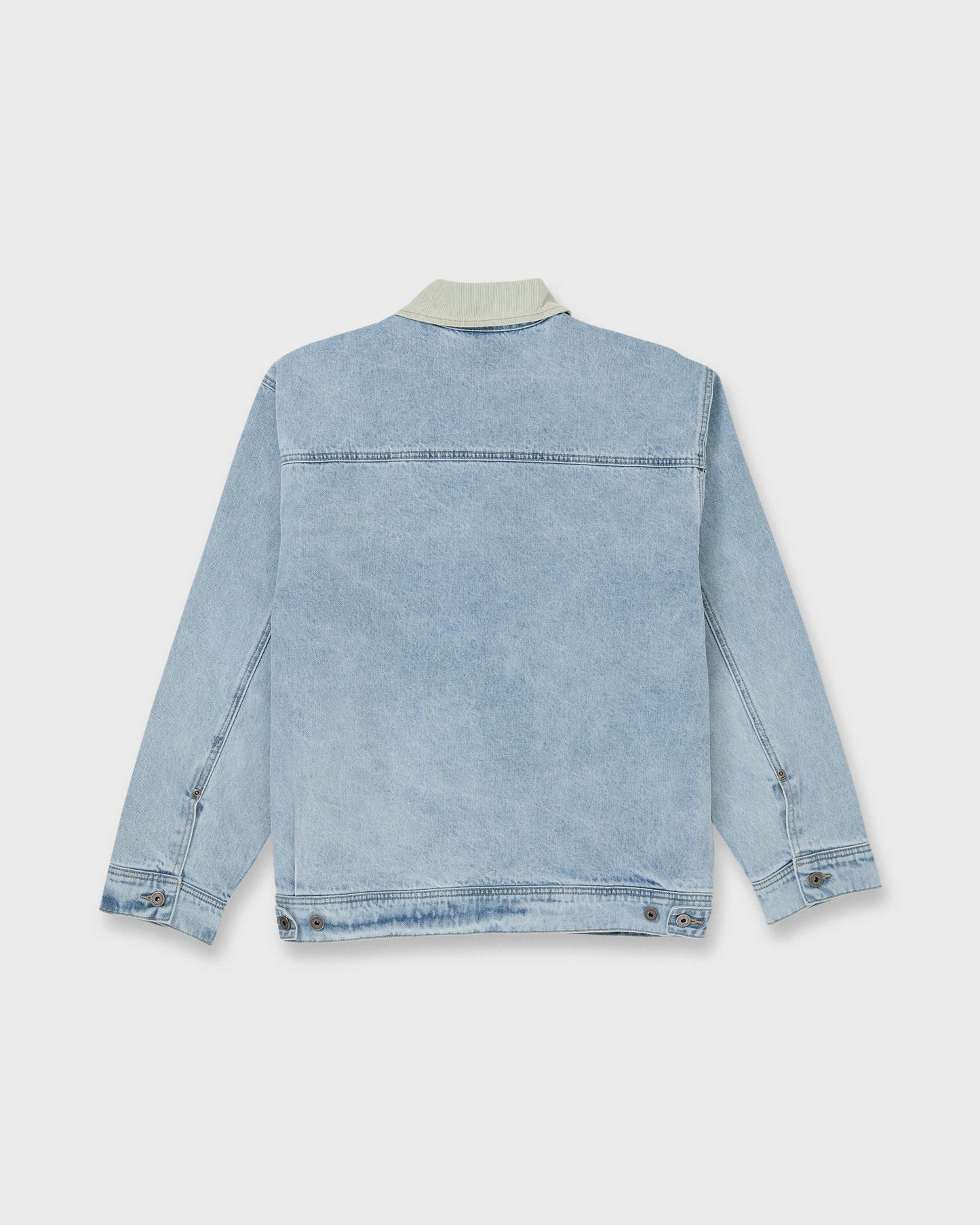 Surf Harrington Denim Jacket - Light Indigo