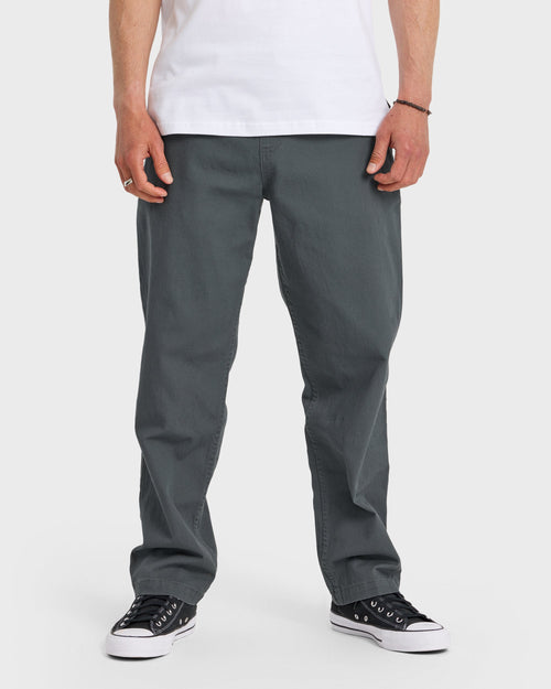 Beach Stretch Canvas Pants - Iron Gate