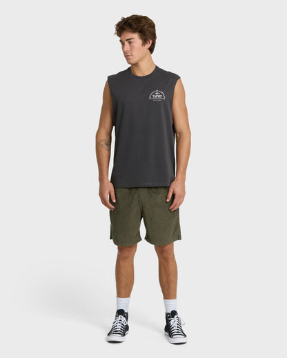 Taxer Corduroy Shorts - Grape Leaf