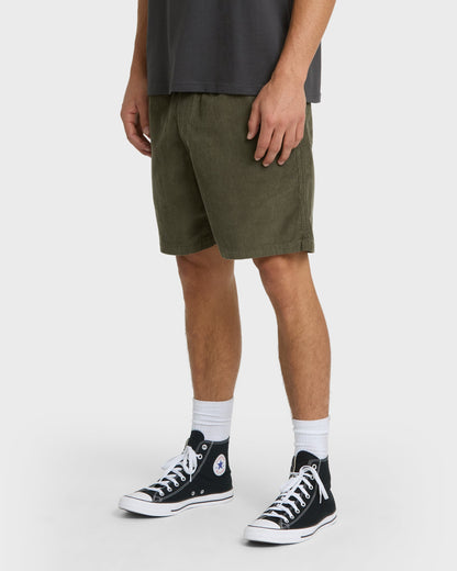 Taxer Corduroy Shorts - Grape Leaf