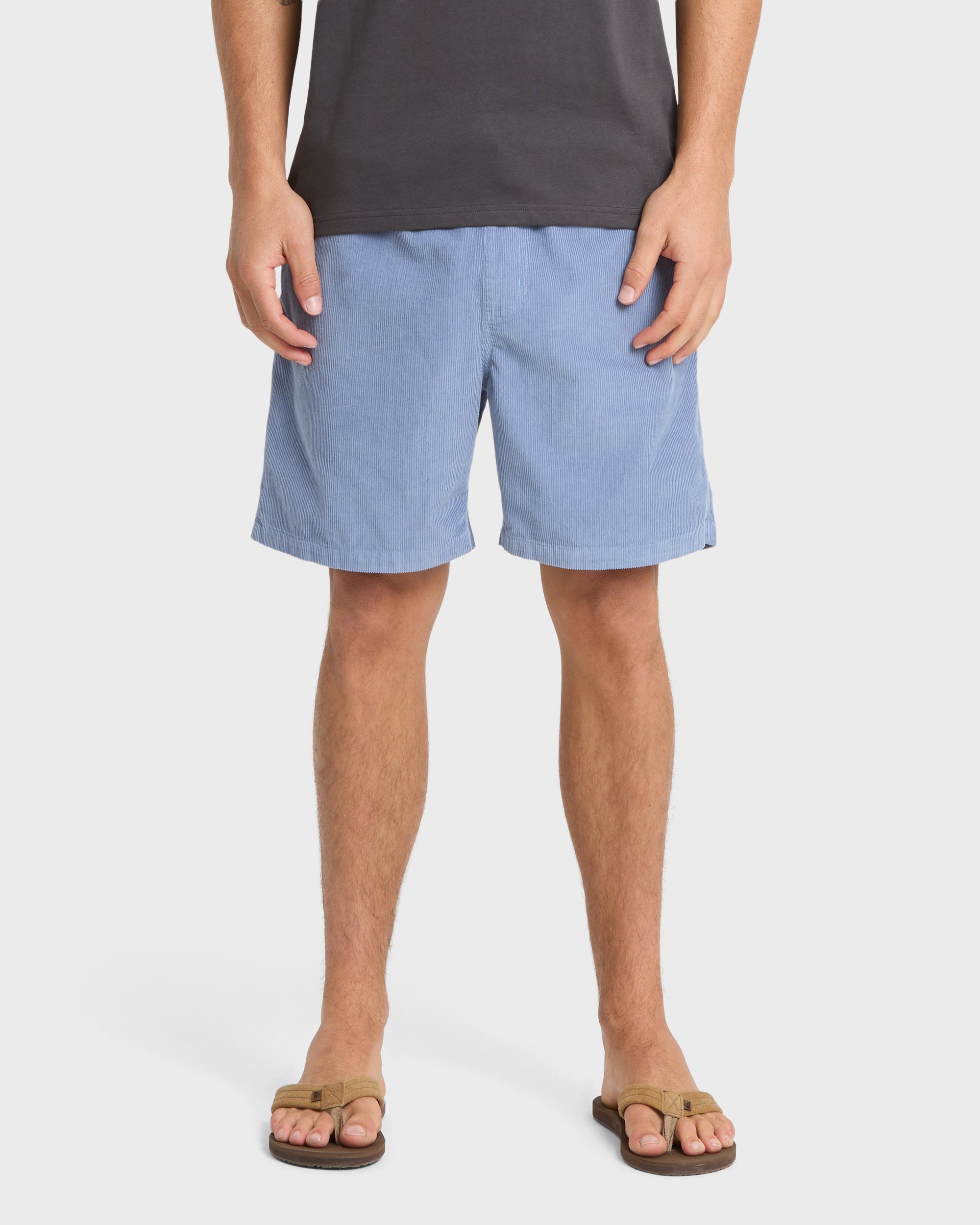 Taxer Cord 18" Elastic Waist Shorts - Infinity