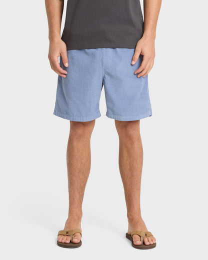Taxer Cord 18" Elastic Waist Shorts - Infinity