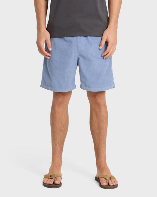 Taxer Cord 18" Elastic Waist Shorts - Infinity