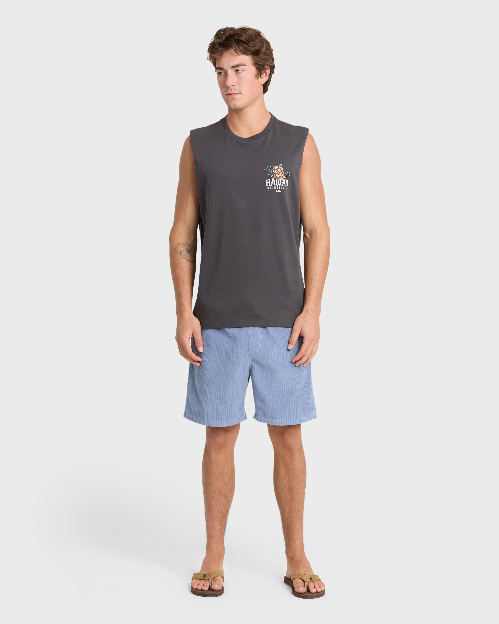 Taxer Cord 18" Elastic Waist Shorts - Infinity
