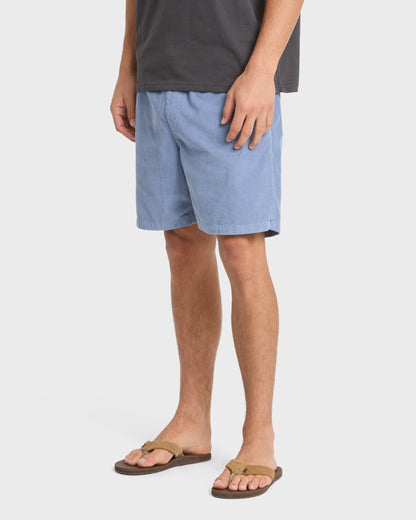 Taxer Cord 18" Elastic Waist Shorts - Infinity