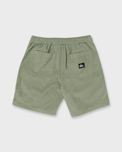 Taxer Cord 18" Elastic Waist Shorts - Lily Pad