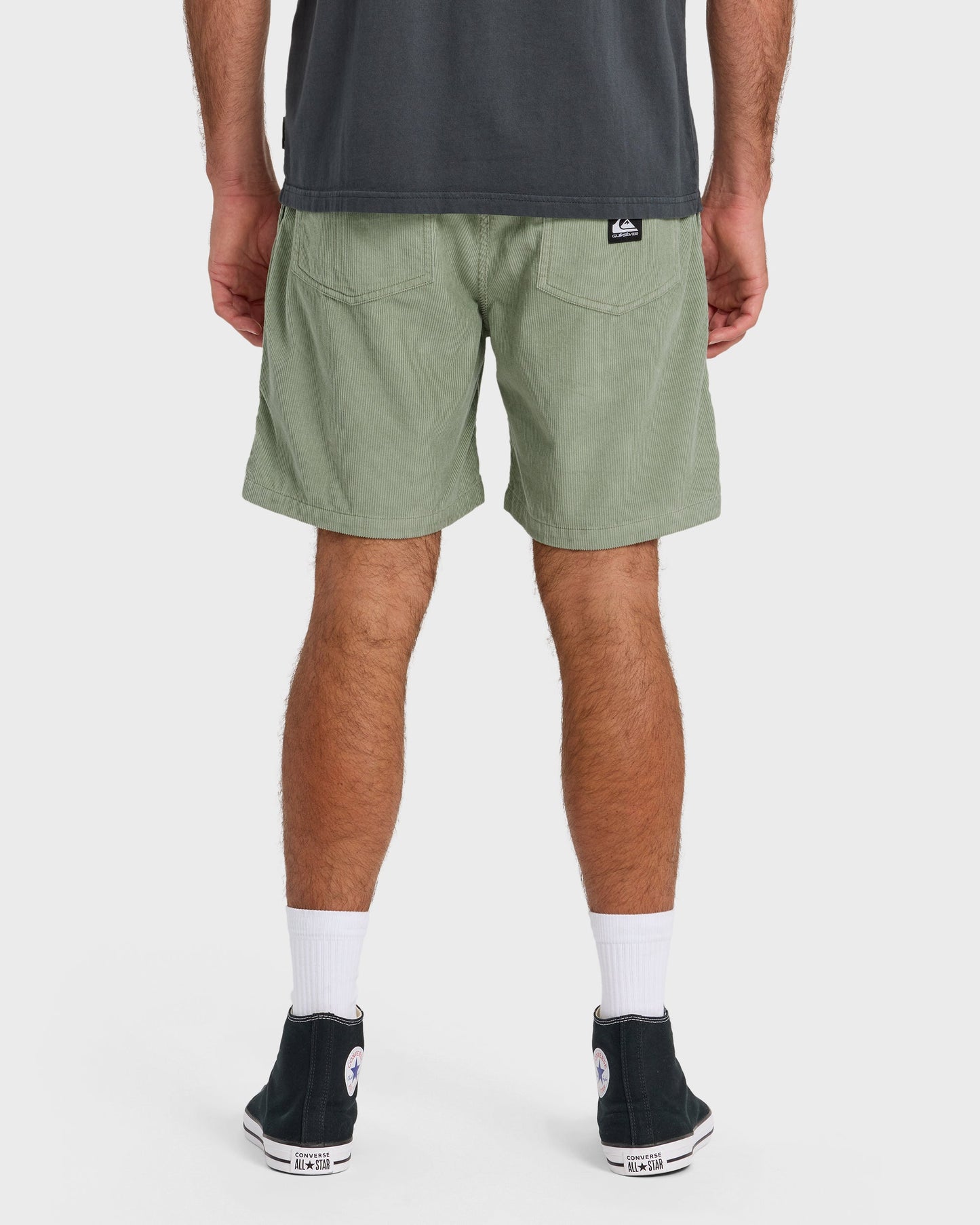Taxer Cord 18" Elastic Waist Shorts - Lily Pad
