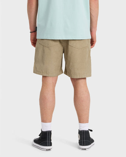 Taxer Cord 18" Elastic Waist Shorts - Seneca Rock