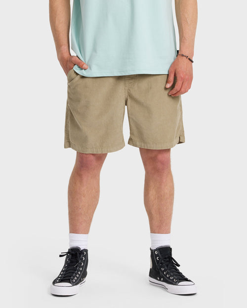 Taxer Cord 18" Elastic Waist Shorts - Seneca Rock