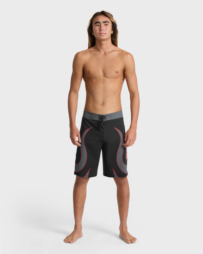 Mercury Trident 21" Boardshorts - Black