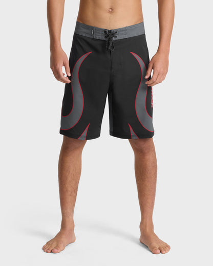 Mercury Trident 21" Boardshorts - Black