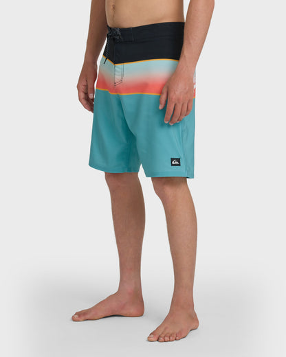 Surfsilk Panel 20" Boardshorts - Aqua