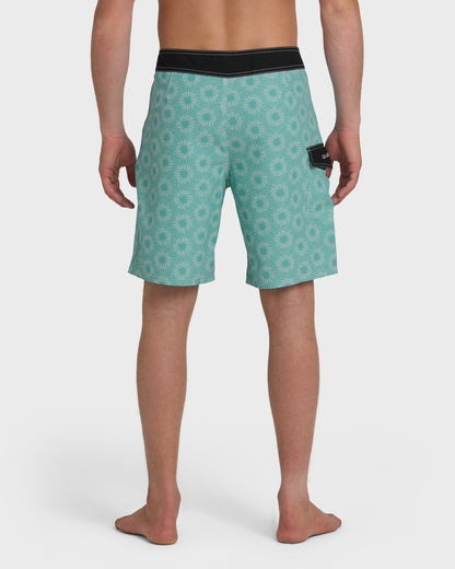 Ocean Mayhem 19" Boardshorts - Aqua