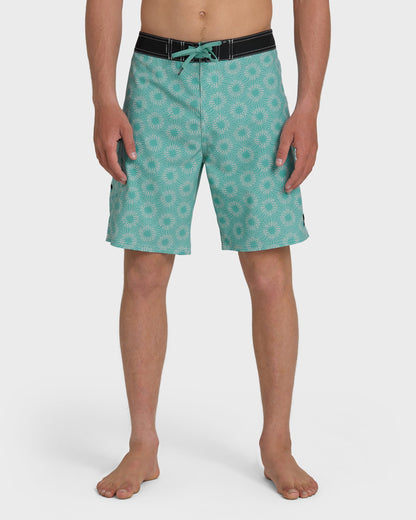 Ocean Mayhem 19" Boardshorts - Aqua