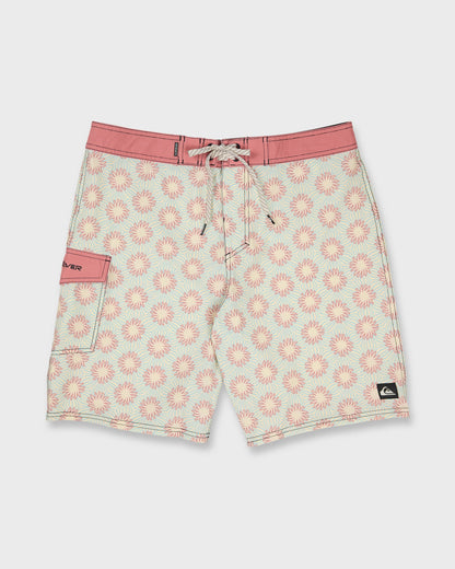Ocean Mayhem 19" Boardshorts - Bone White