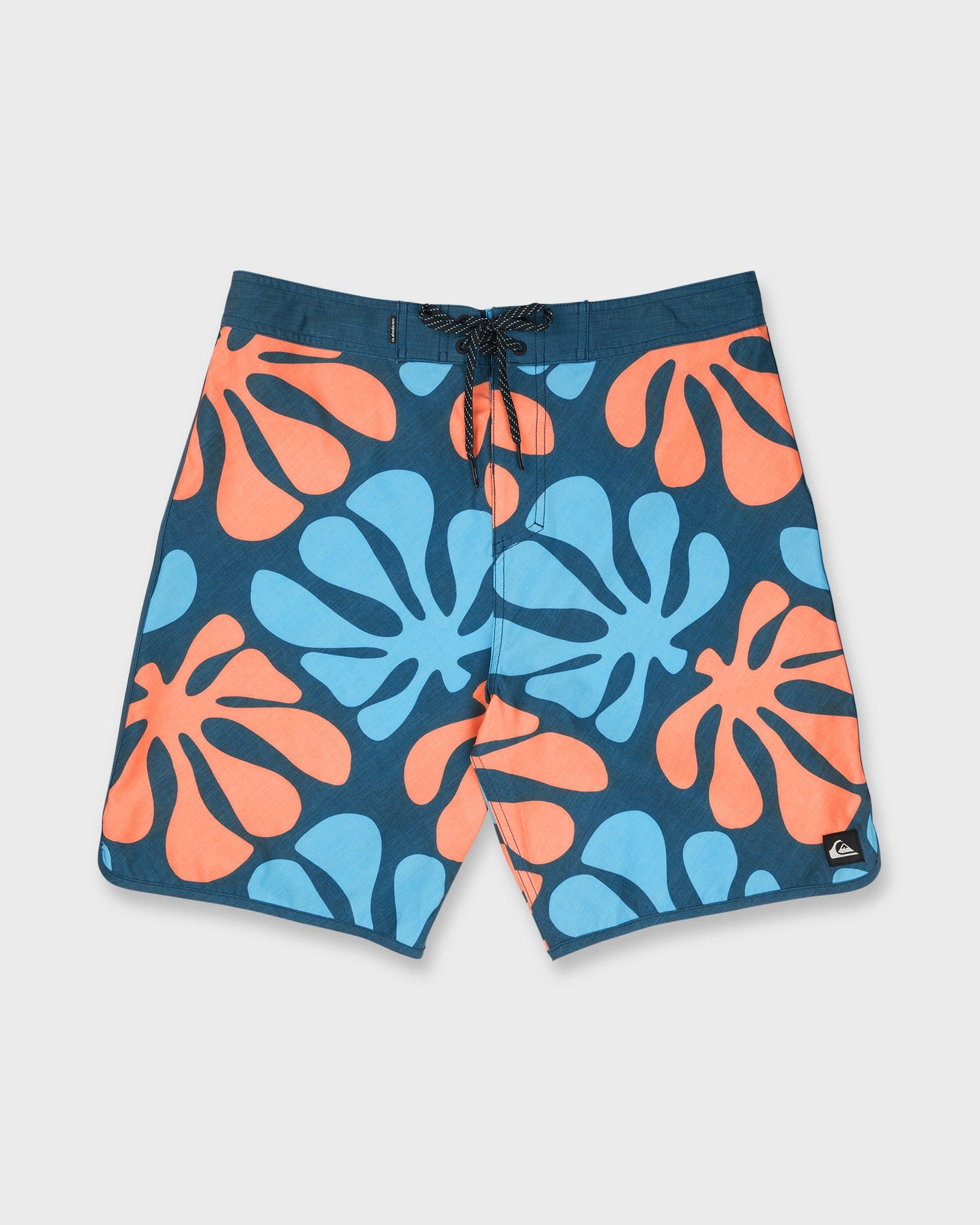 SurfSilk Sol Tiles Scallop 19" Boardshorts - Dark Denim