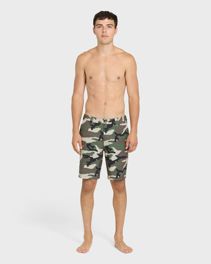 Union Print Amphibian 20" Hybrid Shorts - Camo
