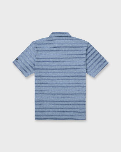 Waterman Shank UPF 50 Short Sleeve Jersey Polo - Riviera