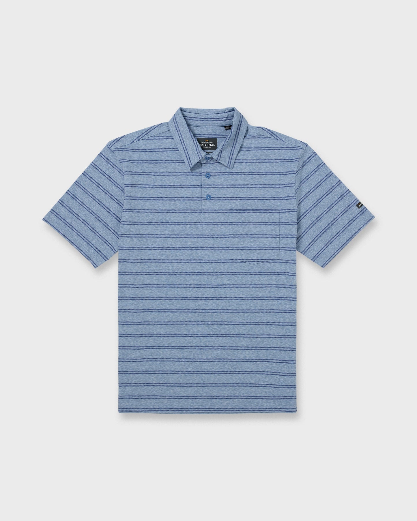 Waterman Shank UPF 50 Short Sleeve Jersey Polo - Riviera