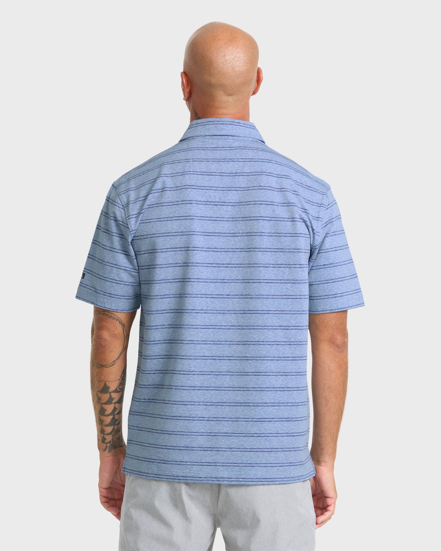 Waterman Shank UPF 50 Short Sleeve Jersey Polo - Riviera