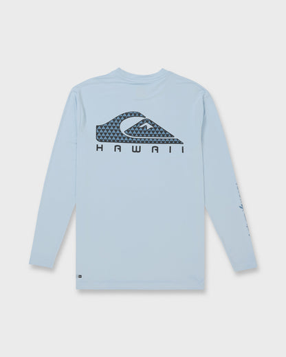 HI Everyday UPF 50 Long Sleeve Surf Shirt - Skyway