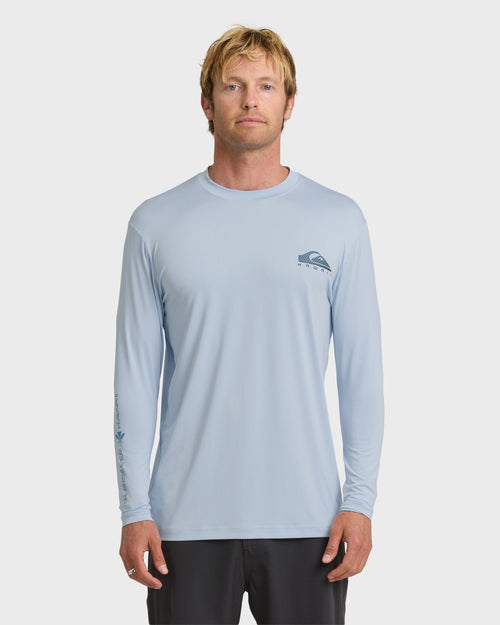 HI Everyday UPF 50 Long Sleeve Surf Shirt - Skyway
