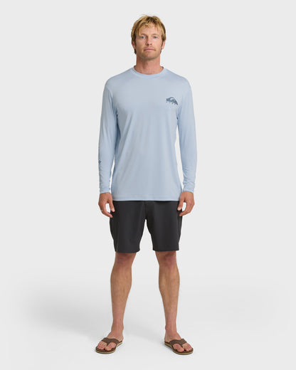HI Everyday UPF 50 Long Sleeve Surf Shirt - Skyway