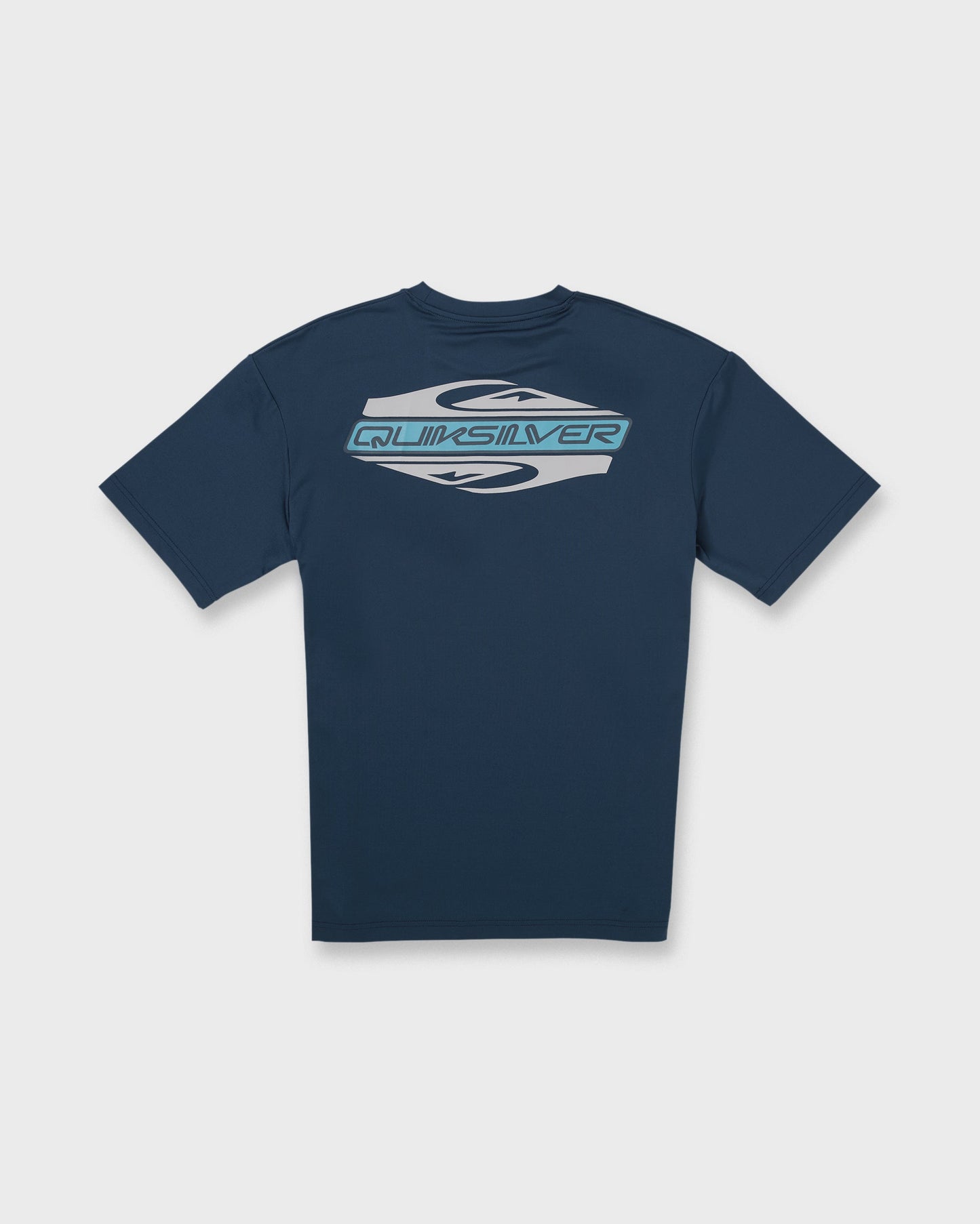 Everyday Graphic UPF 50 Hooded Short Sleeve Surf Shirt - Dark Denim
