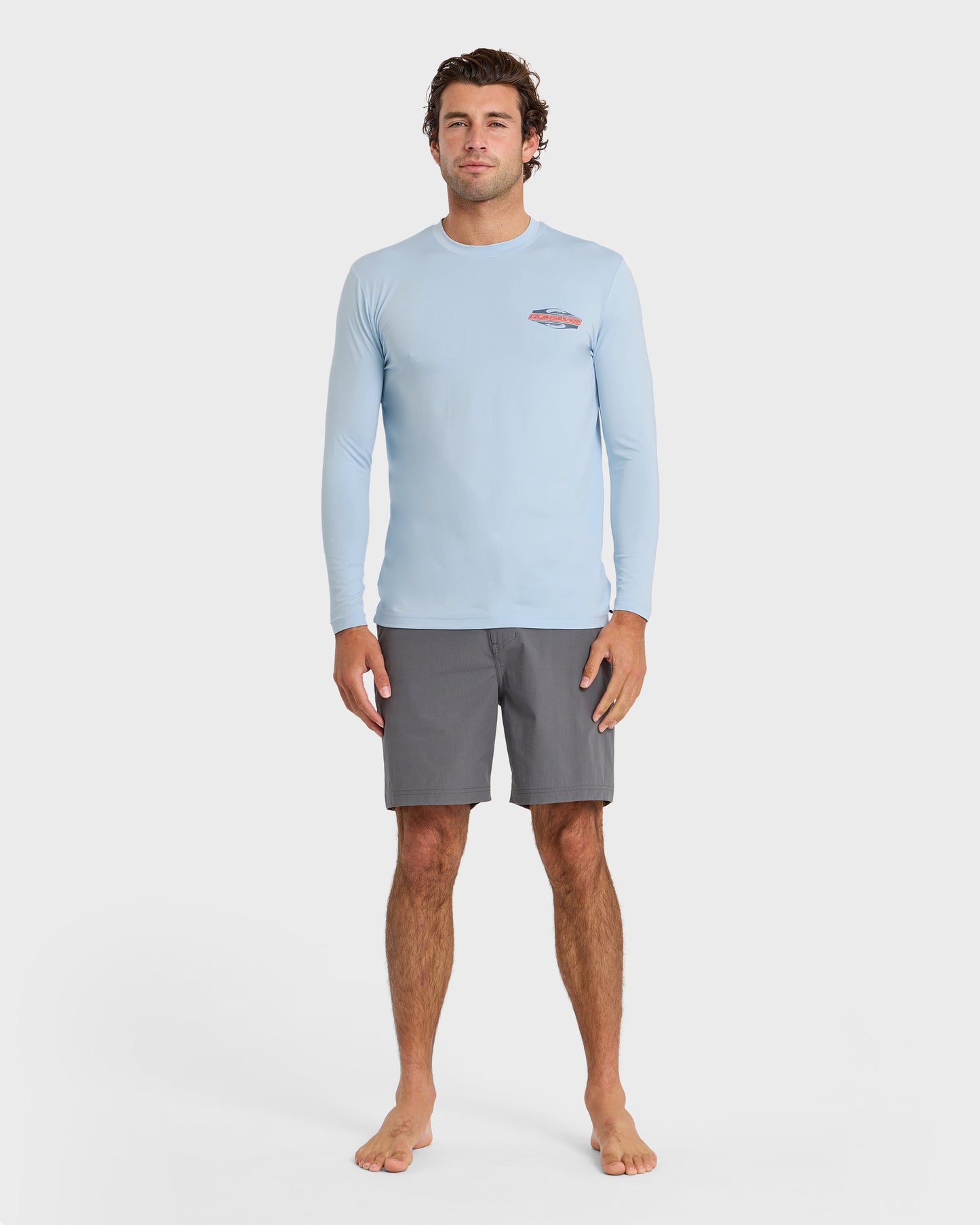 Everyday Graphic UPF 50 Long Sleeve Surf Shirt - Skyway