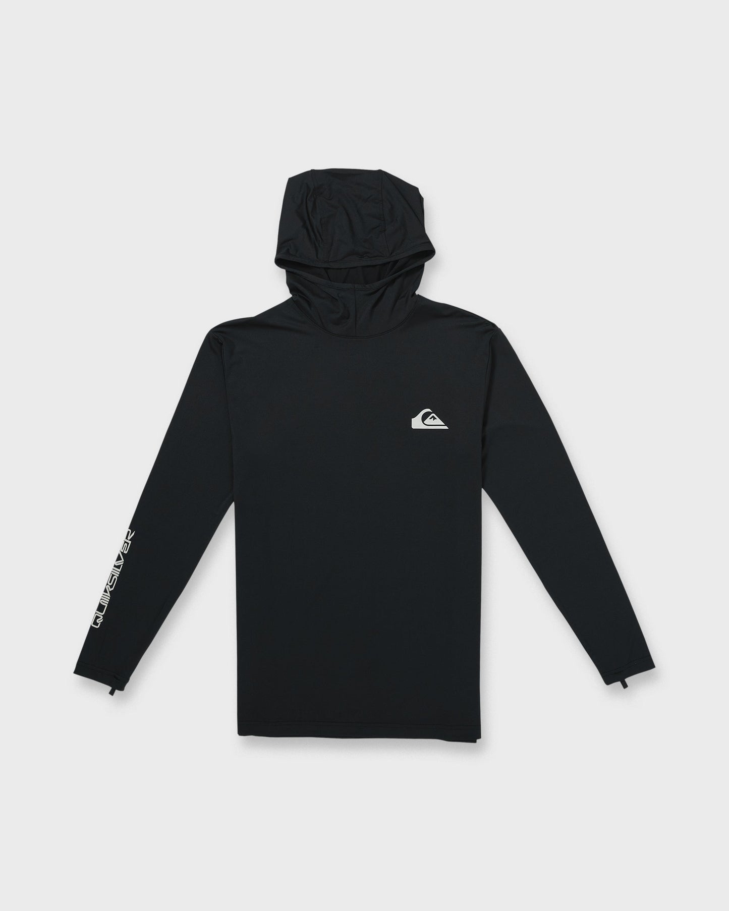 Everyday Hooded UPF 50 Long Sleeve Surf Shirt - Black