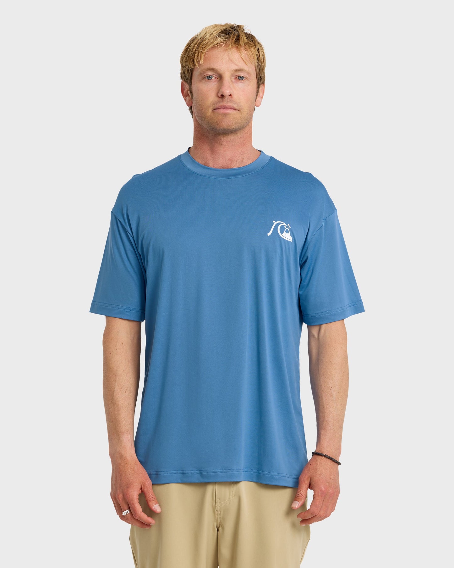 DNA Logo UPF 50 Short Sleeve Surf Shirt - Riviera