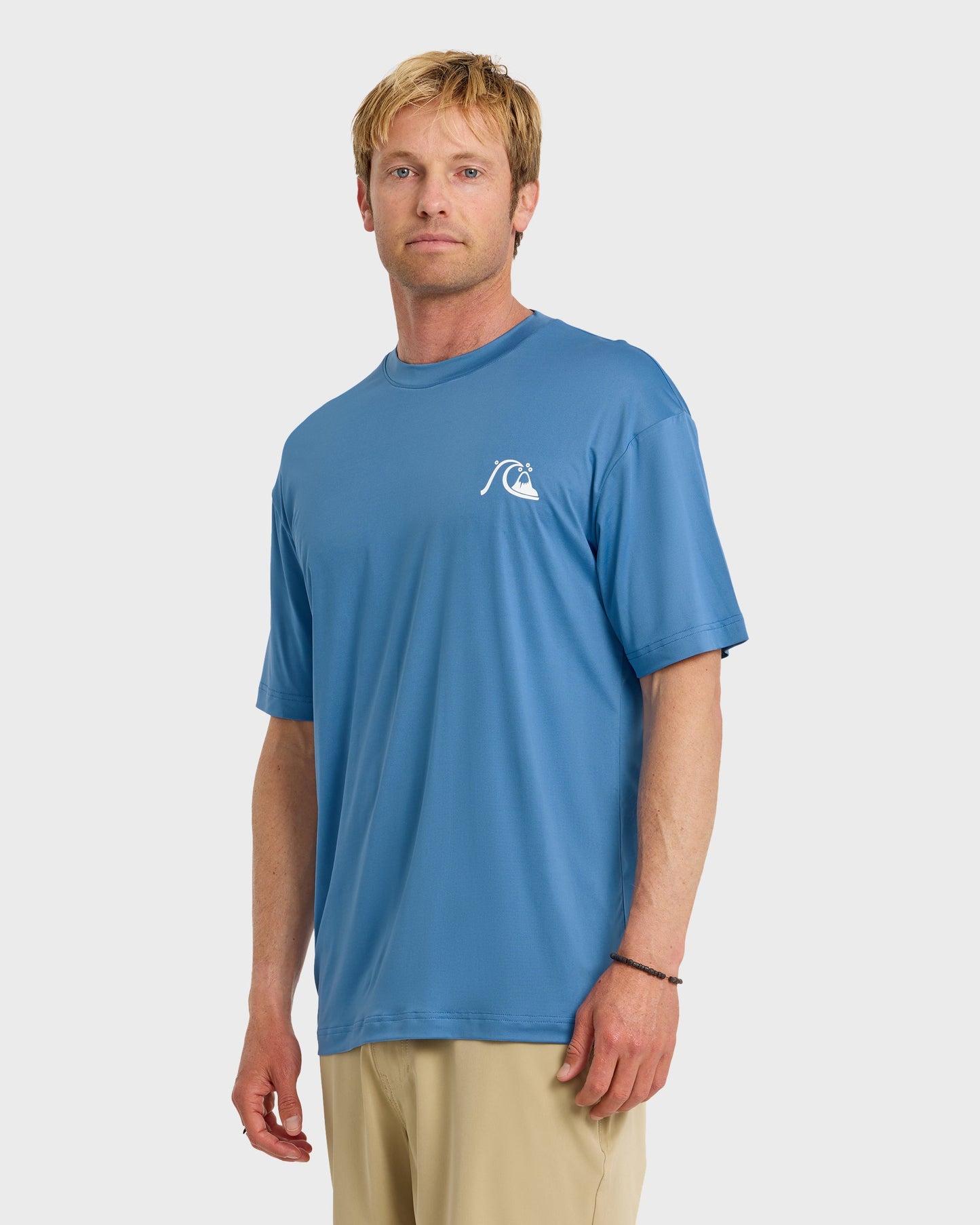 DNA Logo UPF 50 Short Sleeve Surf Shirt - Riviera
