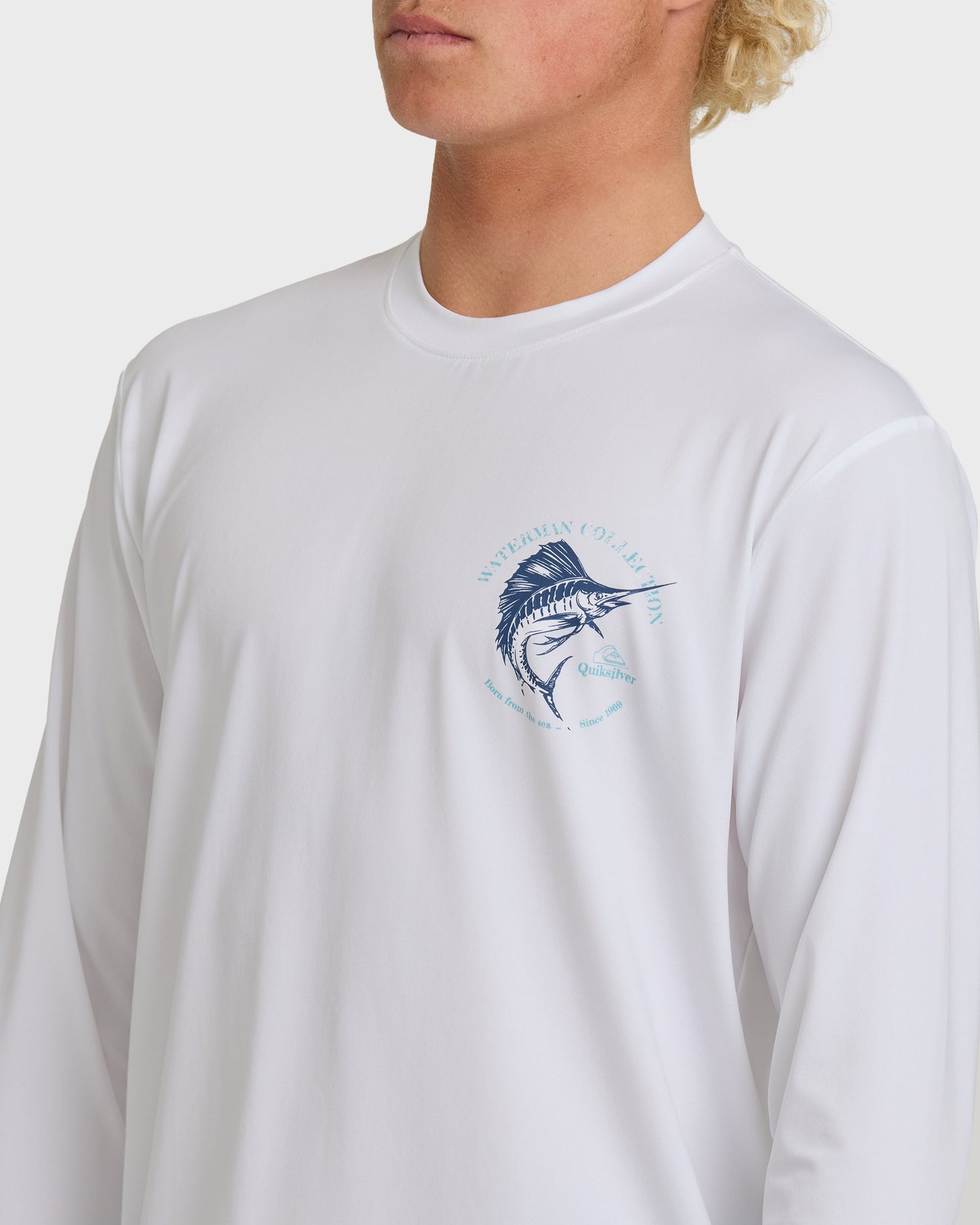 Waterman Cool Breeze UPF 50 Long Sleeve Surf Shirt - White