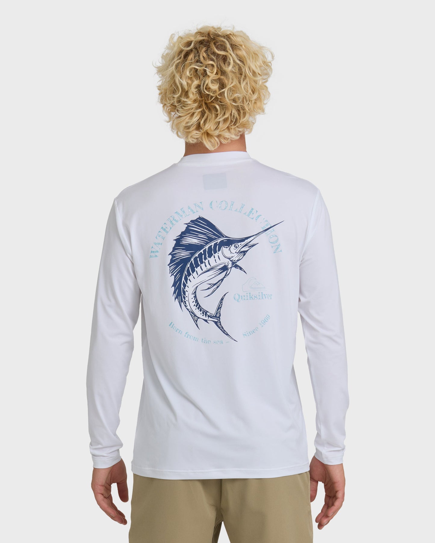 Waterman Cool Breeze UPF 50 Long Sleeve Surf Shirt - White