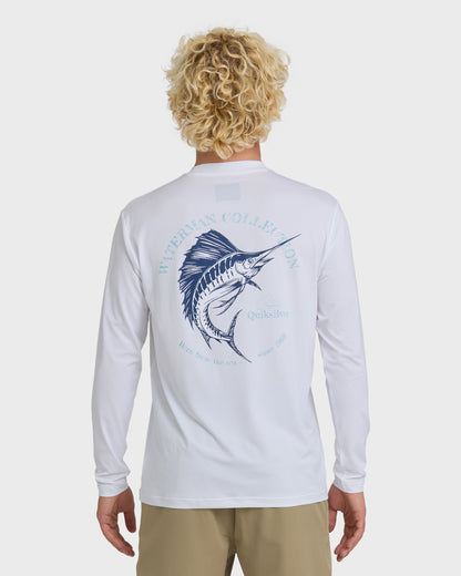 Waterman Cool Breeze UPF 50 Long Sleeve Surf Shirt - White