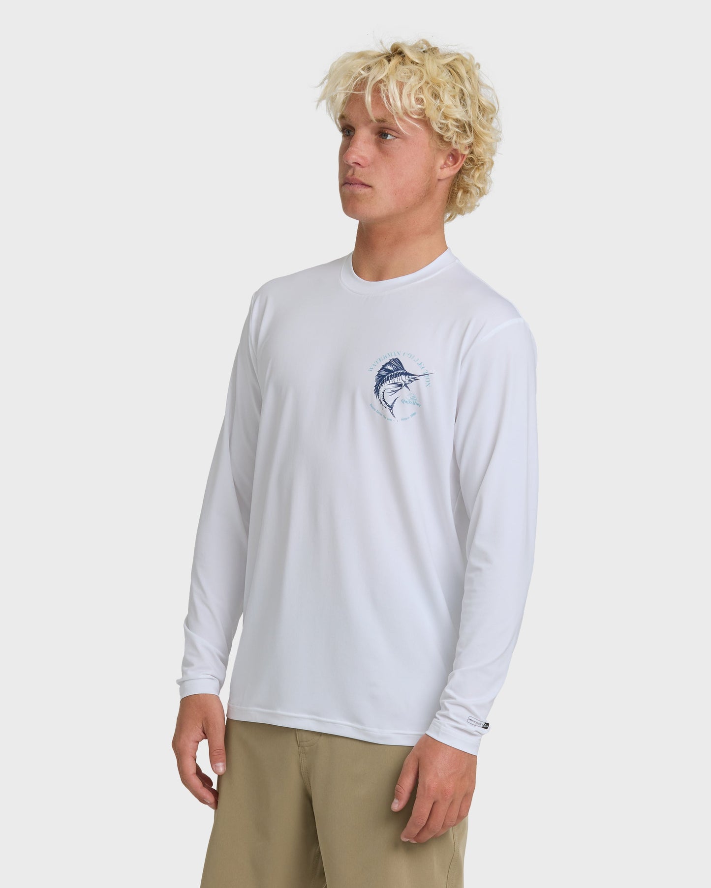 Waterman Cool Breeze UPF 50 Long Sleeve Surf Shirt - White