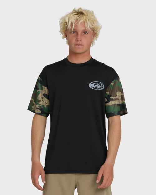 HI Everyday UPF 50 Short Sleeve Surf Shirt - Camo